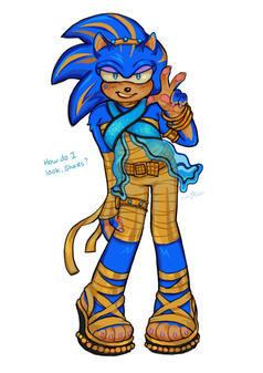 Sonic - Cleo de Nile dress-up